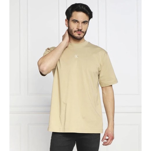 CALVIN KLEIN JEANS T-shirt ARCHIVAL MONOLOGO | Regular Fit XXL wyprzedaż Gomez Fashion Store