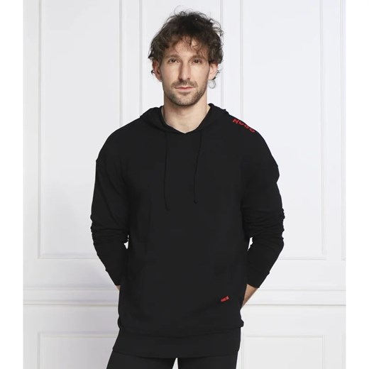Hugo Bodywear Bluza Labelled Sweat Hood | Regular Fit ze sklepu Gomez Fashion Store w kategorii Bluzy męskie - zdjęcie 163977162