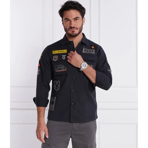Replay Koszula | Regular Fit | denim ze sklepu Gomez Fashion Store w kategorii Koszule męskie - zdjęcie 163977270