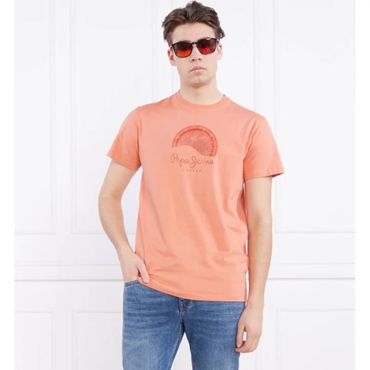 Pepe Jeans London T-shirt RICHMOND | Regular Fit ze sklepu Gomez Fashion Store w kategorii T-shirty męskie - zdjęcie 163977310