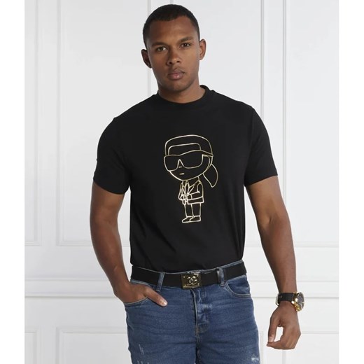 Karl Lagerfeld T-shirt | Regular Fit Karl Lagerfeld S promocja Gomez Fashion Store