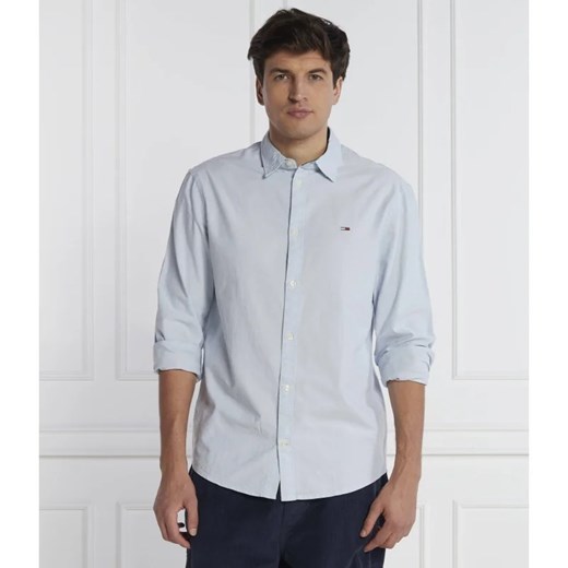 Koszula męska Tommy Jeans z bawełny 