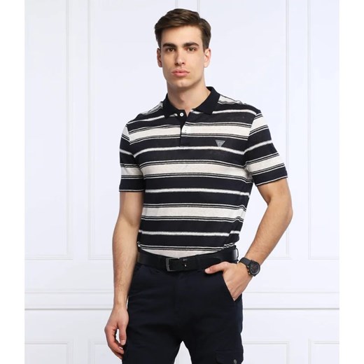 GUESS Lniane polo josu | Regular Fit ze sklepu Gomez Fashion Store w kategorii T-shirty męskie - zdjęcie 163978293
