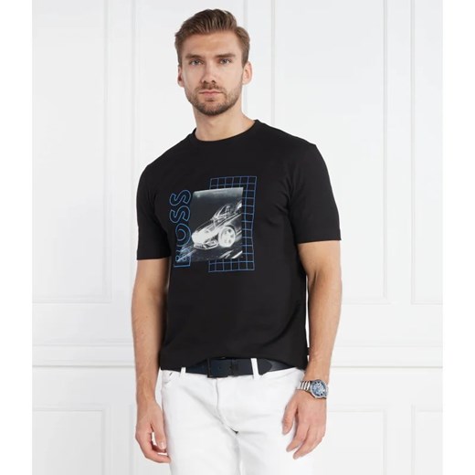 BOSS BLACK T-shirt Tiburt | Regular Fit ze sklepu Gomez Fashion Store w kategorii T-shirty męskie - zdjęcie 163978351