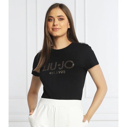 Liu Jo T-shirt | Regular Fit ze sklepu Gomez Fashion Store w kategorii Bluzki damskie - zdjęcie 163978364