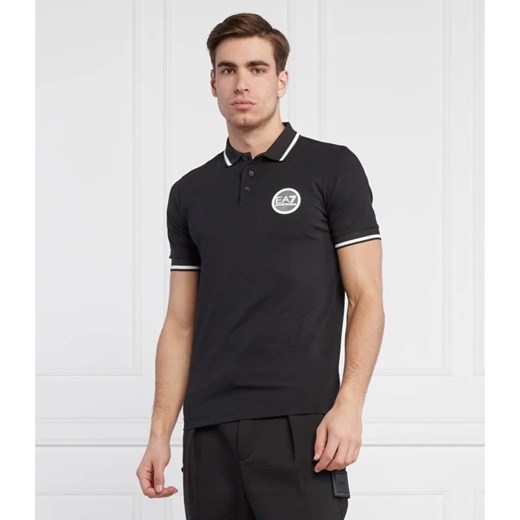 EA7 Polo | Regular Fit ze sklepu Gomez Fashion Store w kategorii T-shirty męskie - zdjęcie 163978413