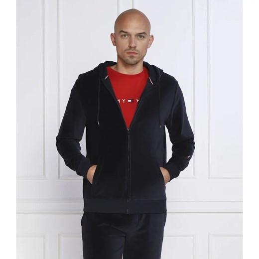 Tommy Hilfiger Bluza VELOUR | Regular Fit ze sklepu Gomez Fashion Store w kategorii Bluzy męskie - zdjęcie 163978450