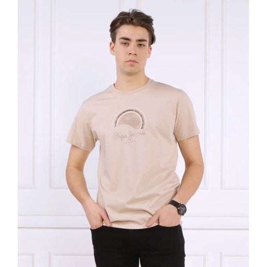 T-shirt męski Pepe Jeans na wiosnę z krótkim rękawem