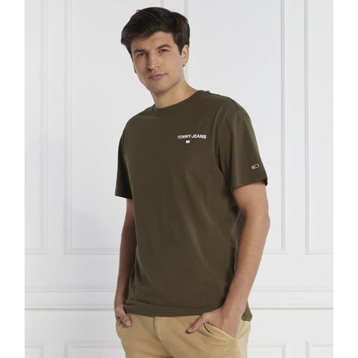 Tommy Jeans T-shirt LINEAR BACK PRINT | Regular Fit ze sklepu Gomez Fashion Store w kategorii T-shirty męskie - zdjęcie 163978512