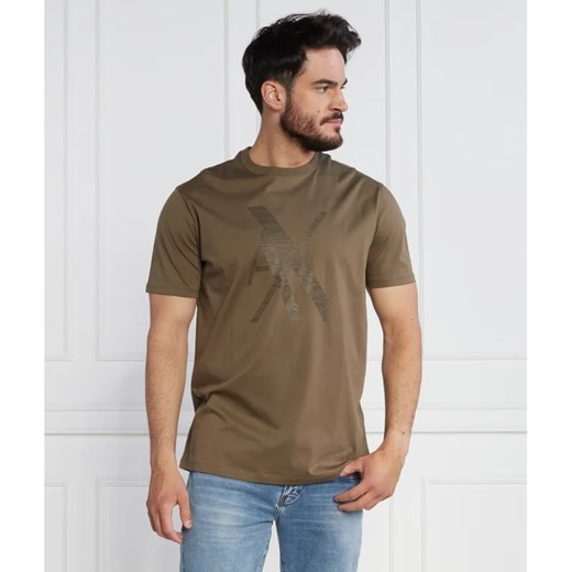 T-shirt męski Armani Exchange z krótkim rękawem bawełniany 