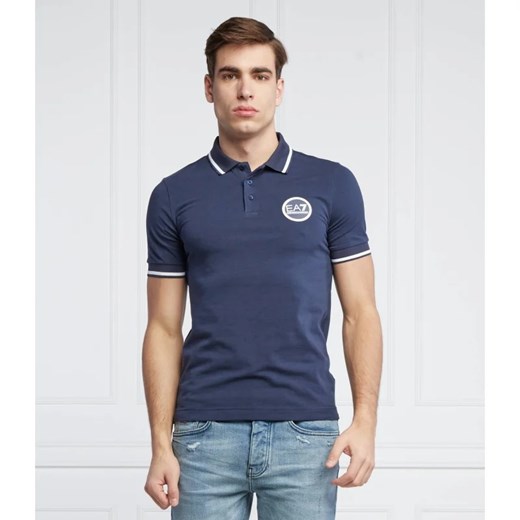 EA7 Polo | Regular Fit ze sklepu Gomez Fashion Store w kategorii T-shirty męskie - zdjęcie 163978590