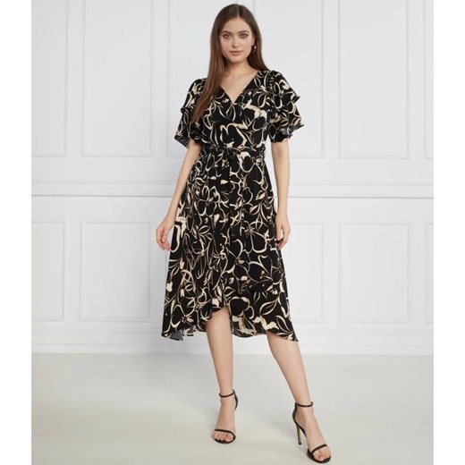 Wielokolorowa sukienka DKNY midi