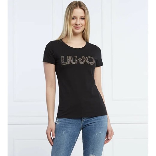 Liu Jo Rose T-shirt | Regular Fit M promocyjna cena Gomez Fashion Store