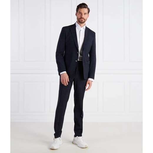 BOSS BLACK Wełniany garnitur | Regular Fit | z dodatkiem lnu ze sklepu Gomez Fashion Store w kategorii Garnitury męskie - zdjęcie 163979131