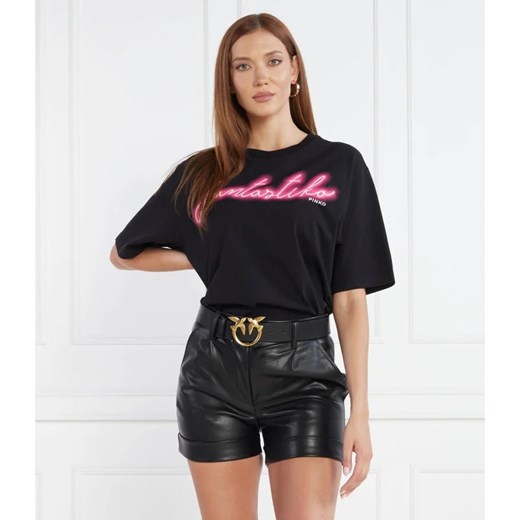 Pinko T-shirt | Regular Fit ze sklepu Gomez Fashion Store w kategorii Bluzki damskie - zdjęcie 163979144
