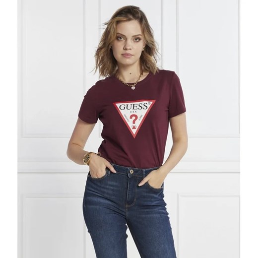 GUESS T-shirt | Regular Fit ze sklepu Gomez Fashion Store w kategorii Bluzki damskie - zdjęcie 163979322