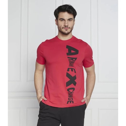 Armani Exchange t-shirt męski z krótkim rękawem bawełniany