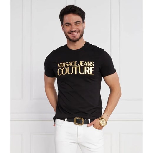 Versace Jeans Couture T-shirt | Regular Fit ze sklepu Gomez Fashion Store w kategorii T-shirty męskie - zdjęcie 163979830