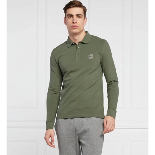 T-shirt męski BOSS HUGO z długim rękawem bawełniany
