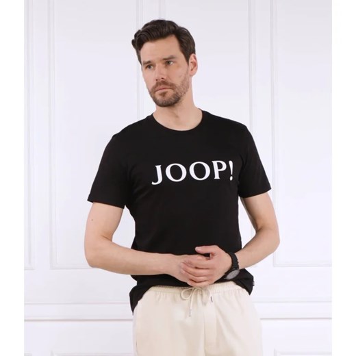 T-shirt męski Joop! czarny bawełniany z napisami 