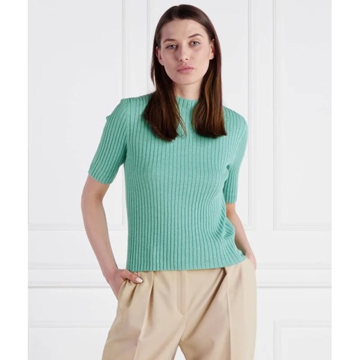 Marc O' Polo Sweter Pullover cropped | Regular Fit | z dodatkiem lnu M okazja Gomez Fashion Store