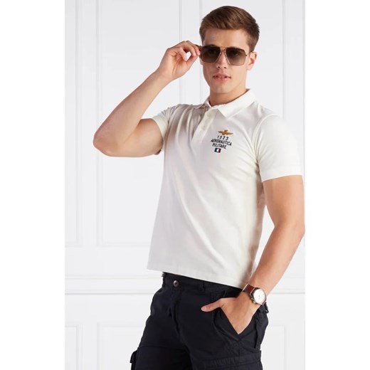 T-shirt męski Aeronautica Militare z krótkimi rękawami 