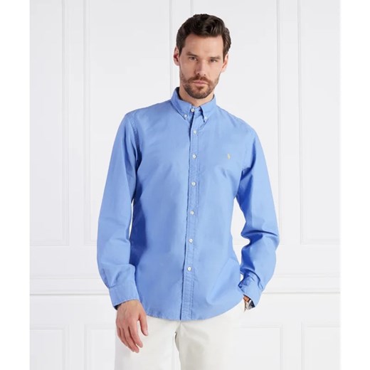 Koszula męska Polo Ralph Lauren z długimi rękawami elegancka z kołnierzykiem button down 