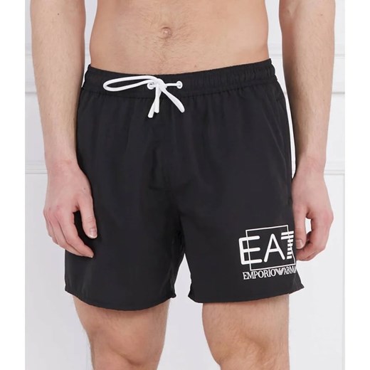EA7 Szorty kąpielowe | Regular Fit 52 okazyjna cena Gomez Fashion Store