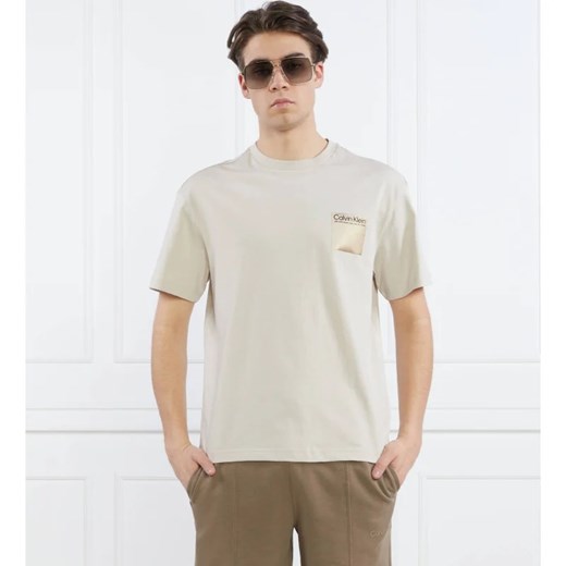 T-shirt męski Calvin Klein z krótkimi rękawami bawełniany 
