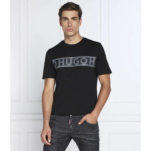 T-shirt męski Hugo Boss z napisami