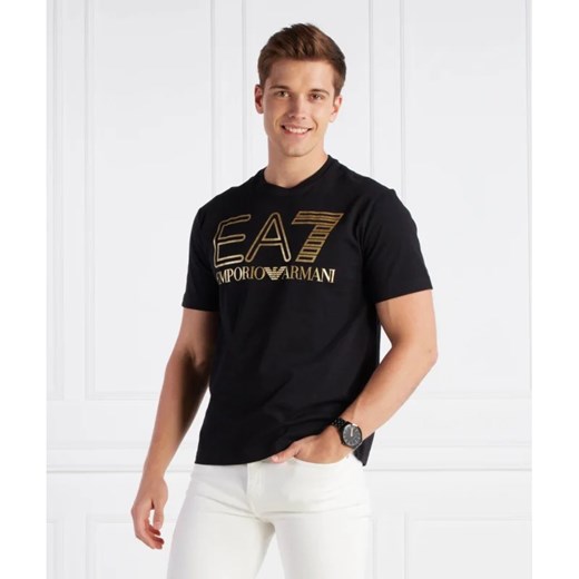 EA7 T-shirt | Regular Fit XXL wyprzedaż Gomez Fashion Store