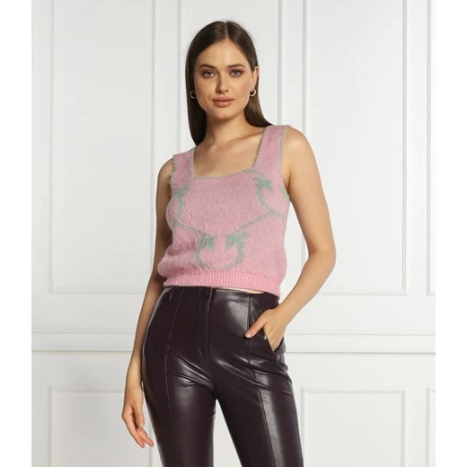 Pinko Top LAURIE | Cropped Fit | z dodatkiem wełny ze sklepu Gomez Fashion Store w kategorii Bluzki damskie - zdjęcie 163981182