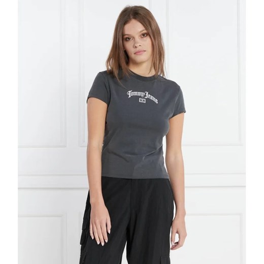 Tommy Jeans T-shirt BBY GRUNGE | Regular Fit ze sklepu Gomez Fashion Store w kategorii Bluzki damskie - zdjęcie 163981183