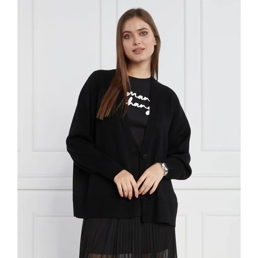 Armani Exchange Kardigan | Regular Fit | z dodatkiem wełny Armani Exchange M Gomez Fashion Store wyprzedaż