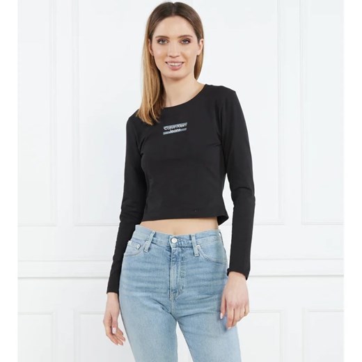 Bluzka damska Calvin Klein z elastanu 