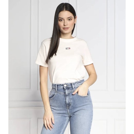 Tommy Jeans T-shirt | Regular Fit ze sklepu Gomez Fashion Store w kategorii Bluzki damskie - zdjęcie 163981573