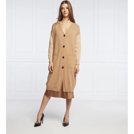 Pinko Wełniany kardigan KOREM | Relaxed fit Pinko M okazja Gomez Fashion Store