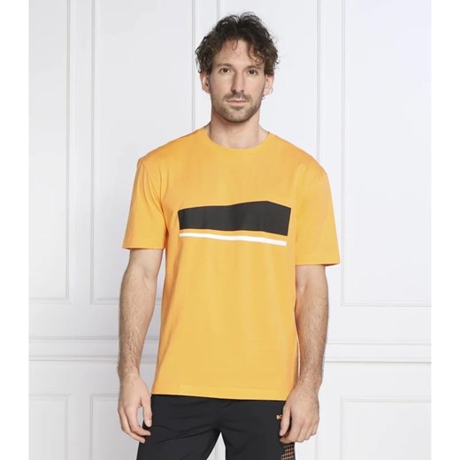T-shirt męski pomarańczowa BOSS HUGO 