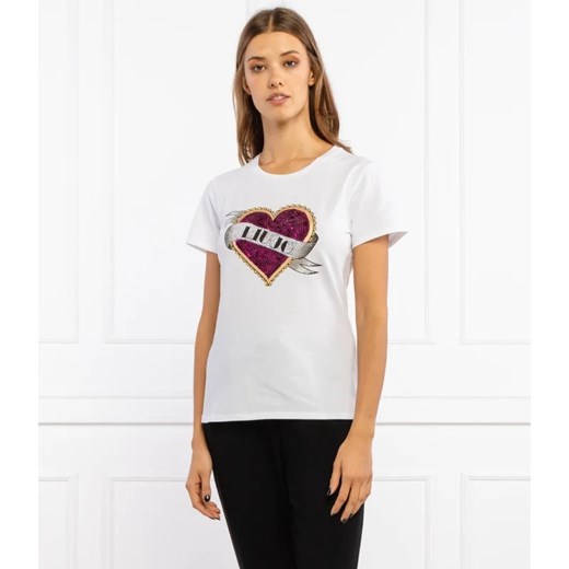 Liu Jo T-shirt | Regular Fit Liu Jo XL wyprzedaż Gomez Fashion Store