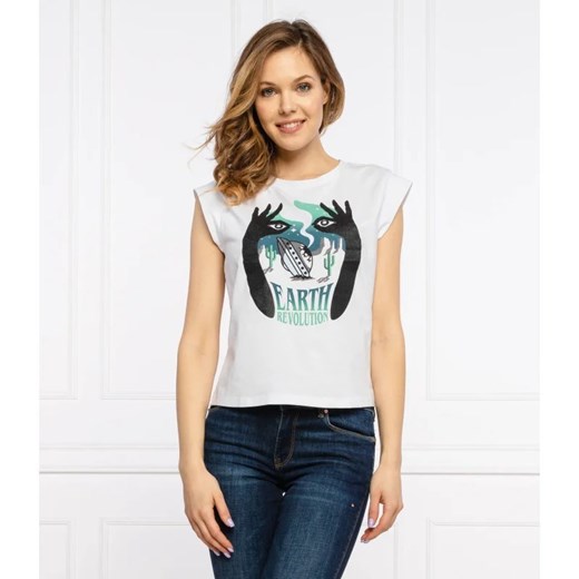 Twinset Actitude T-shirt | Regular Fit ze sklepu Gomez Fashion Store w kategorii Bluzki damskie - zdjęcie 163982190
