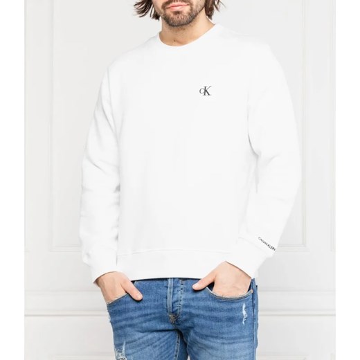 Bluza męska Calvin Klein biała casual 