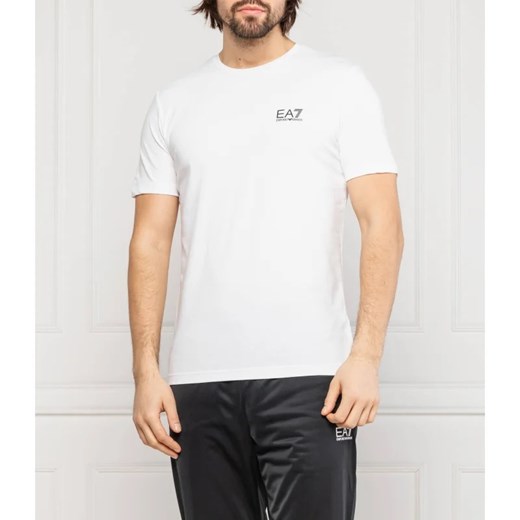 EA7 T-shirt | Regular Fit ze sklepu Gomez Fashion Store w kategorii T-shirty męskie - zdjęcie 163982684