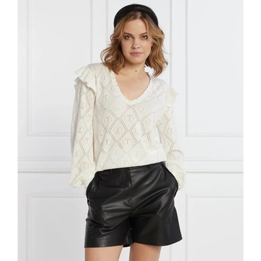 TWINSET Sweter | Regular Fit | z dodatkiem kaszmiru ze sklepu Gomez Fashion Store w kategorii Swetry damskie - zdjęcie 163982793