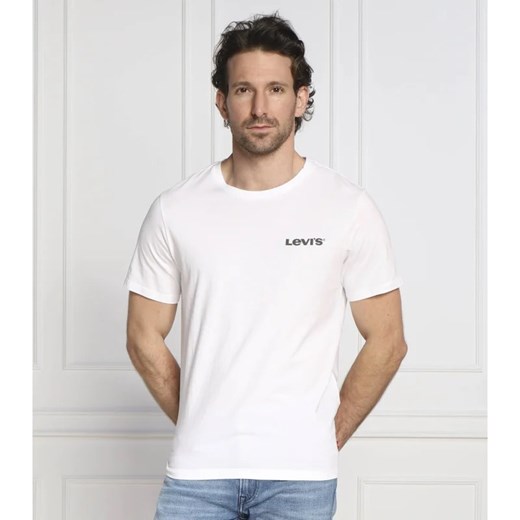 T-shirt męski biały Levi's na wiosnę 