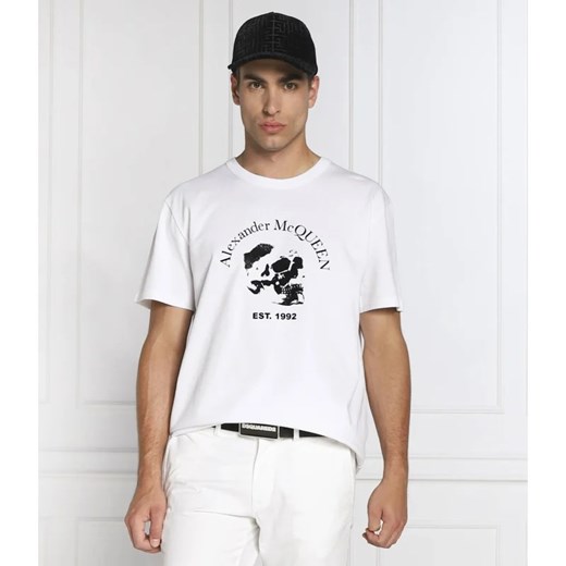Alexander McQueen T-shirt | Regular Fit ze sklepu Gomez Fashion Store w kategorii T-shirty męskie - zdjęcie 163983053