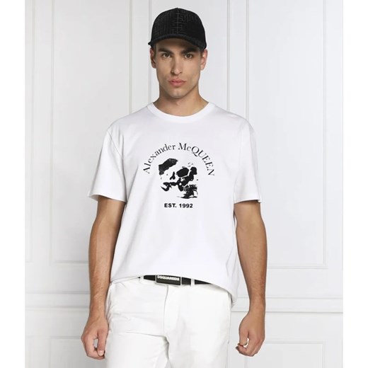Alexander McQueen T-shirt | Regular Fit XL okazja Gomez Fashion Store