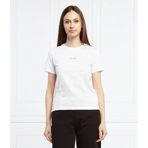 Calvin Klein T-shirt | Regular Fit ze sklepu Gomez Fashion Store w kategorii Bluzki damskie - zdjęcie 163983090
