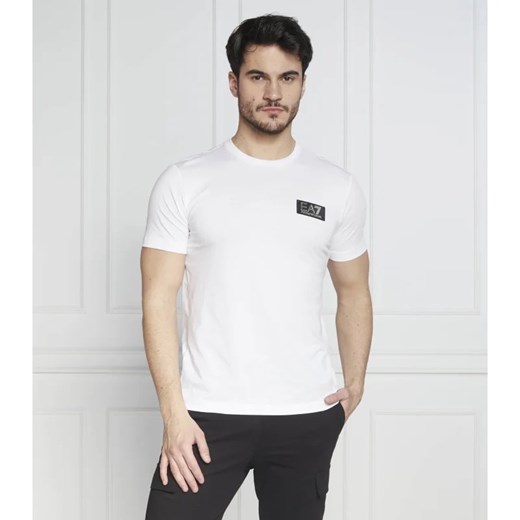 T-shirt męski biały Emporio Armani z krótkimi rękawami