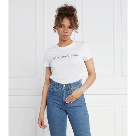 Bluzka damska Calvin Klein bawełniana
