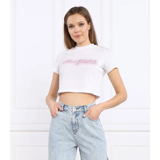 Chiara Ferragni T-shirt | Cropped Fit ze sklepu Gomez Fashion Store w kategorii Bluzki damskie - zdjęcie 163983423